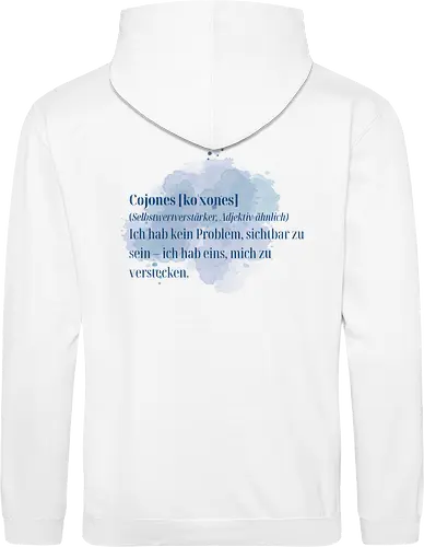 Cojones [koˈxones]-Selbstwertverstärker