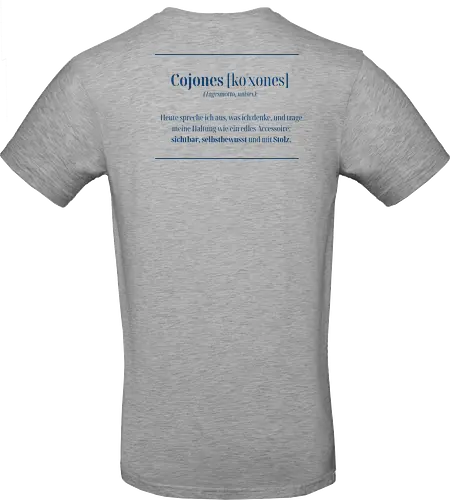 Cojones-Tagesmotto