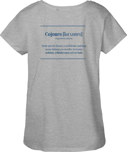 Cojones-Tagesmotto