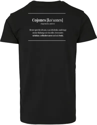 Cojones-Tagesmotto