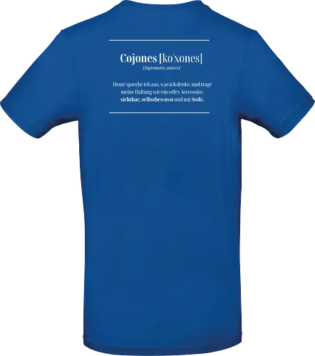 Cojones-Tagesmotto