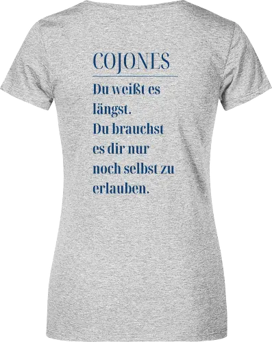 Cojones [koˈxones]-Du weißt es längst.