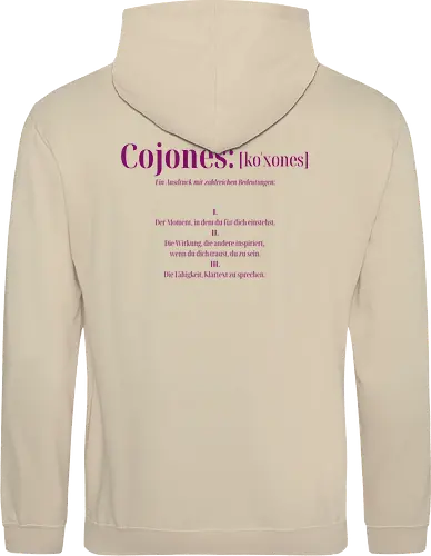 Cojones [koˈxones]-Mehr als ein Wort