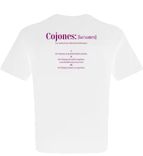 Cojones [koˈxones]-Mehr als ein Wort