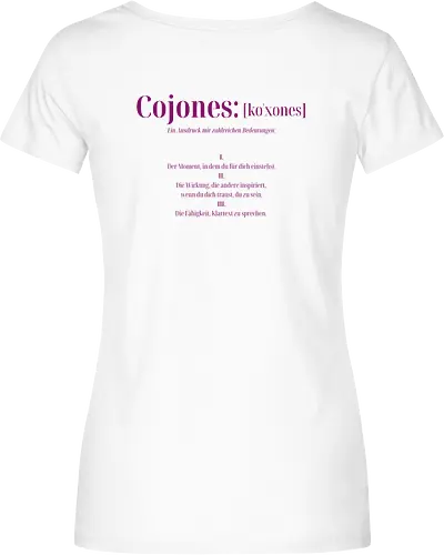 Cojones [koˈxones]-Mehr als ein Wort