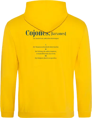 Cojones [koˈxones]-Mehr als ein Wort
