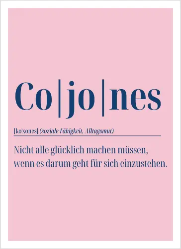 Cojones-Alltagsmut