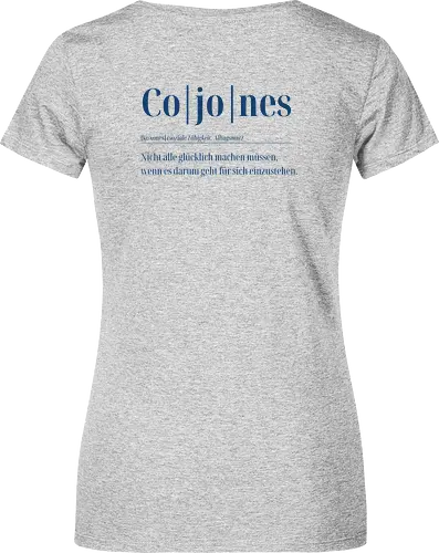 Cojones-Definition für Dummys-Rückendruck (blaue Schrift)