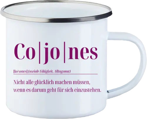 Cojones- Definition - Rückendruck