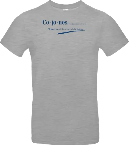 Cojones-Grenzen ziehen