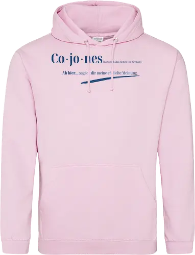 Cojones-Grenzen ziehen - Frontdruck Brust