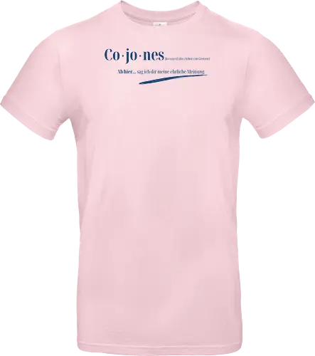 Cojones-Grenzen ziehen