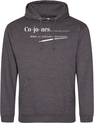 Cojones-Grenzen ziehen