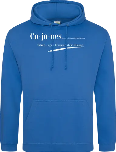 Cojones-Grenzen ziehen