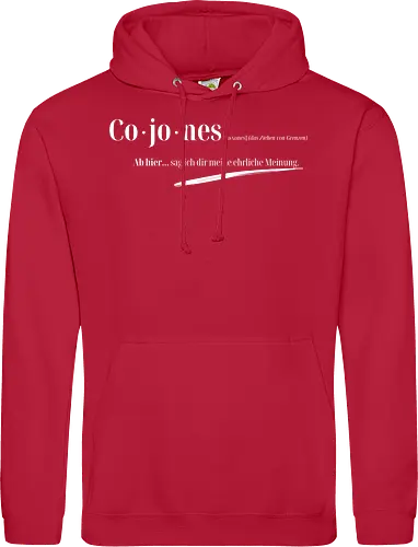 Cojones-Grenzen ziehen
