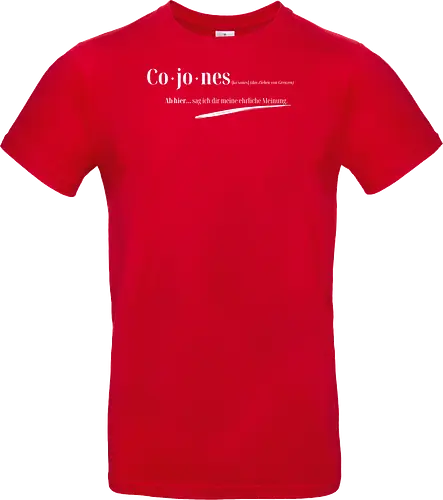 Cojones-Grenzen ziehen