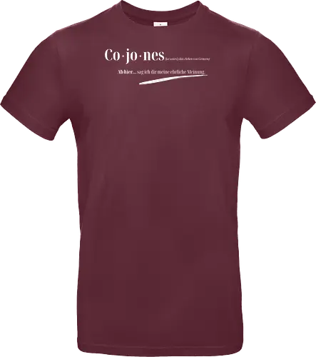 Cojones-Grenzen ziehen