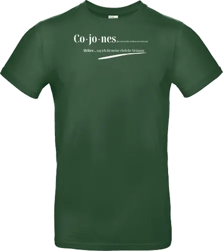 Cojones-Grenzen ziehen