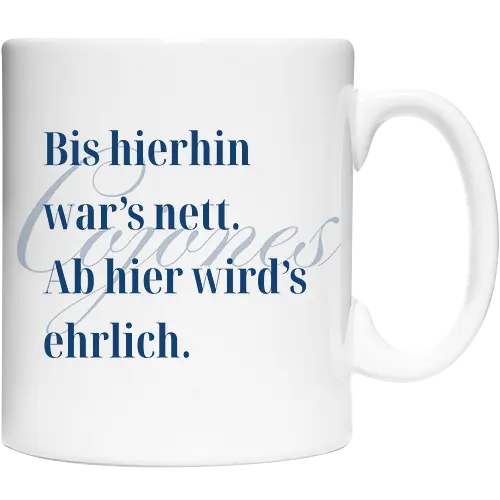 Cojones-Ehrlichkeit