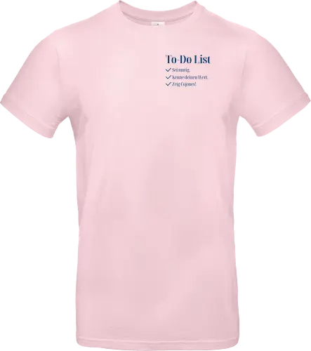 Cojones-To-Do List - Pocketdruck (blaue Schrift)