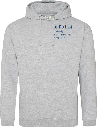 Cojones-To-Do List - Pocketdruck (blaue Schrift)