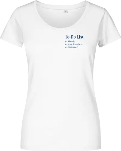 Cojones-To-Do List - Pocketdruck (blaue Schrift)