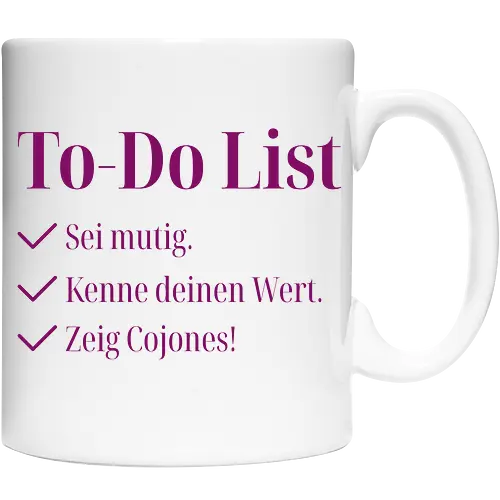 Cojones-To-Do List
