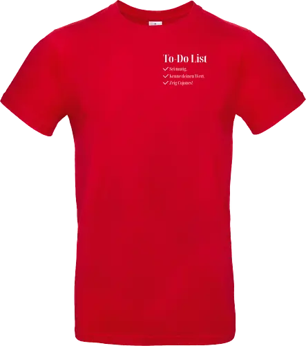 Cojones-To-Do List -Pocketdruck (helle Schrift)