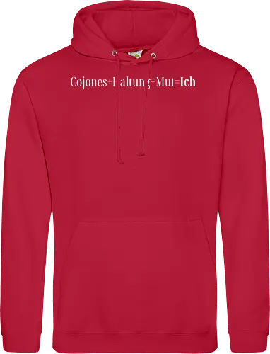 Cojones=Ich