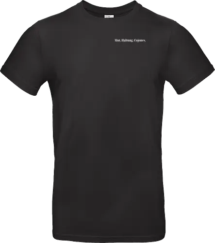 Cojones-Mut und Haltung -Pocketdruck (weiße Schrift)