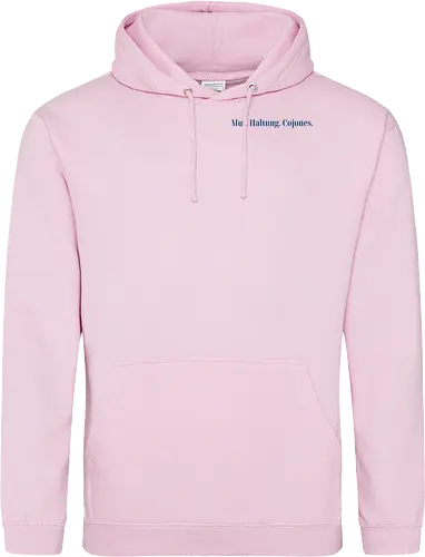 Cojones-Mut und Haltung -Pocketdruck (blaue Schrift)