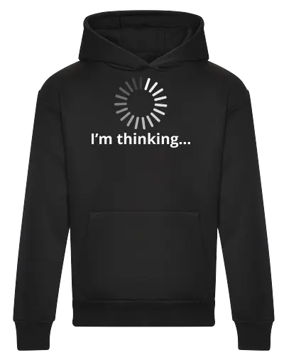 I'm Thinking" Loading Spinner Funny Tech Humor Art