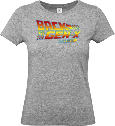 Back to the Gen X days - generation x, gen x, 80s, 90s, funny, joke, millenialls, im not old, retro, vintage, Future - Standard T-Shirt (Women)
