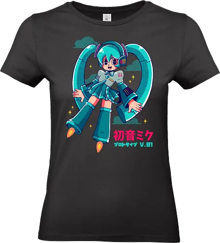 HATSUNE MIKU - hatsune miku, miku, astro boy, manga, anime, kawaii, vocaloid, cute - Standard T-Shirt (Women)