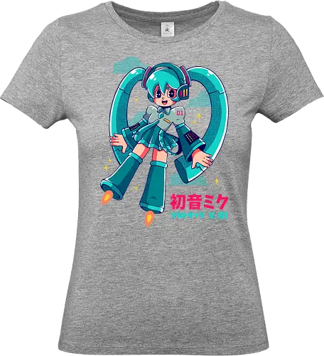 HATSUNE MIKU - hatsune miku, miku, astro boy, manga, anime, kawaii, vocaloid, cute - Standard T-Shirt (Women)