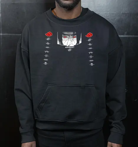 Itachi Uchiha Mangekyo Sharingan Minimalist Shinobi Art