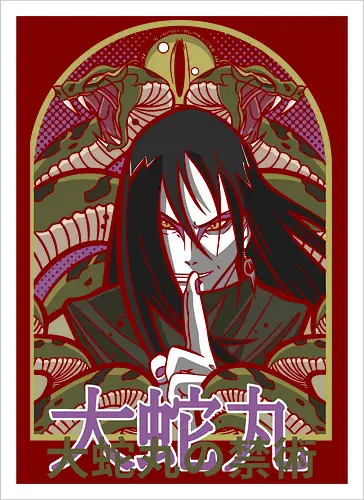 Orochimaru Sanin Forbidden Jutsu Shinobi Art