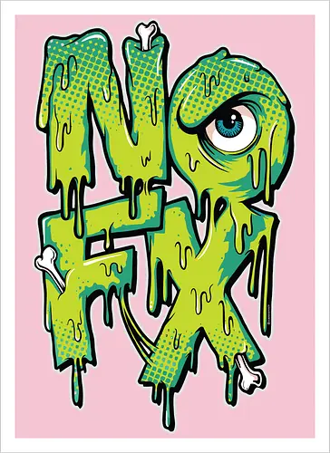 NOFX - Tropfendes Mutanten-Logo - Kalifornischer Punk Rock