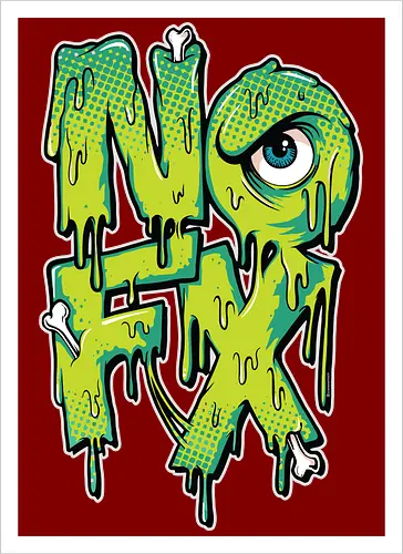 NOFX - Tropfendes Mutanten-Logo - Kalifornischer Punk Rock