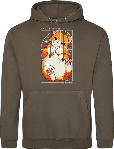 Die Katze der Fibonacci-Spirale
