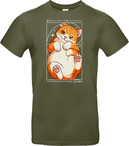 Die Katze der Fibonacci-Spirale