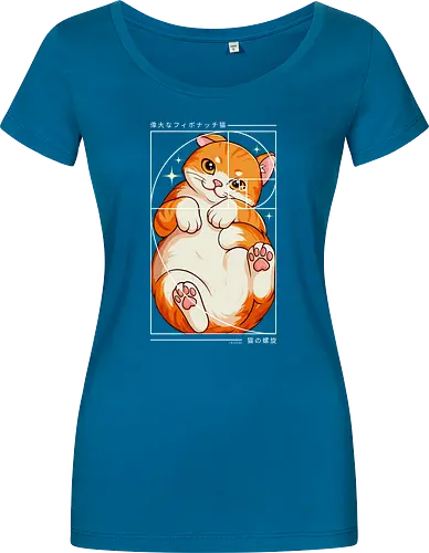 Die Katze der Fibonacci-Spirale