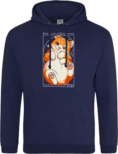 Die Katze der Fibonacci-Spirale