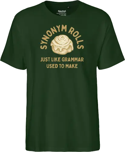 Synonym Rolls" Funny Grammar Pun Art Print