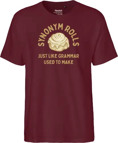 Synonym Rolls" Funny Grammar Pun Art Print