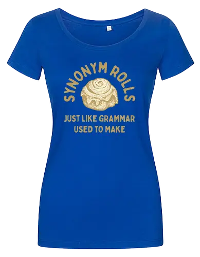 Synonym Rolls" Funny Grammar Pun Art Print