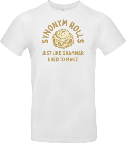 Synonym Rolls" Funny Grammar Pun Art Print