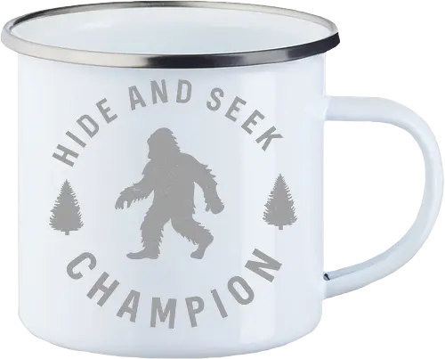 Hide and Seek Champion" Funny Bigfoot Sasquatch Art