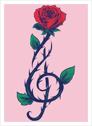 musical rose