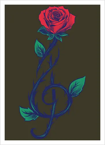 musical rose